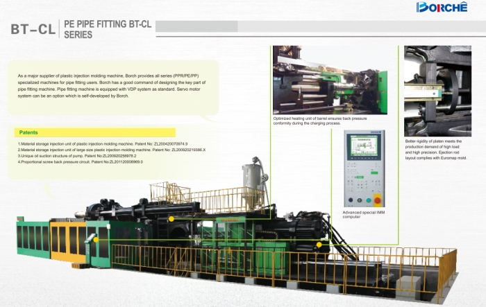 PE Fitting Special Injection Moulding Machine